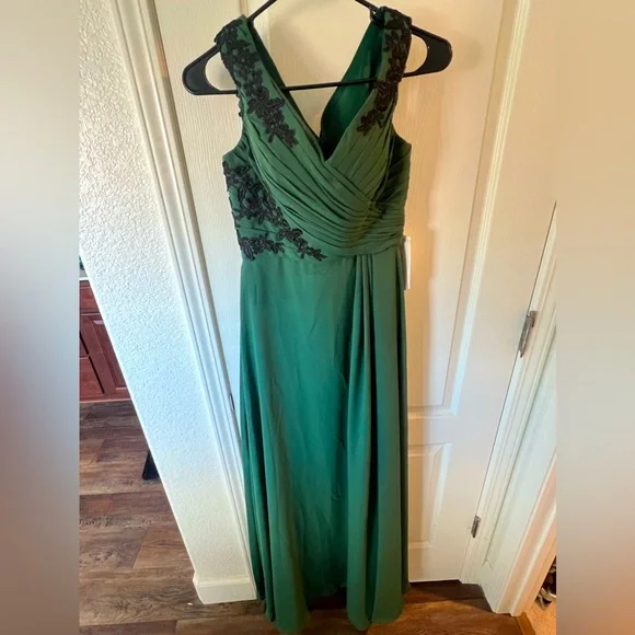 light in the box green dress Leaf Print Vegan Silk Cami Slip Dress in Green L